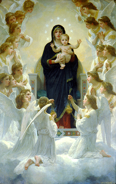 The Virgin with Angels William-Adolphe Bouguereau